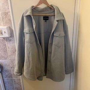 Grey/Green Shacket